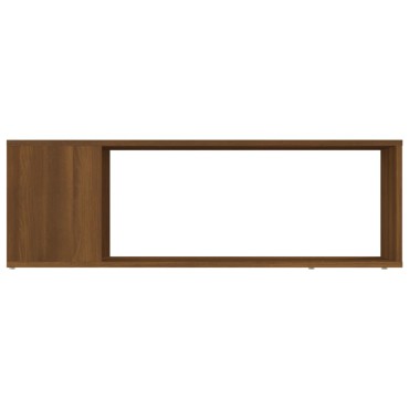 vidaXL Έπιπλο Τηλεόρασης Καφέ Δρυς 100x24x32cm Επεξεργασμένο Ξύλο