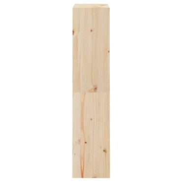vidaXL Βιβλιοθήκη/Διαχωριστικό Χώρου 60x30x135,5cm Μασίφ Ξύλο Πεύκου 1 τεμ.