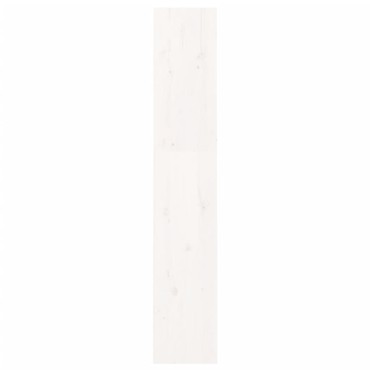 vidaXL Βιβλιοθήκη/Διαχωριστικό Χώρου Λευκή 60x30x167,5cm Μασίφ Πεύκο 1 τεμ.