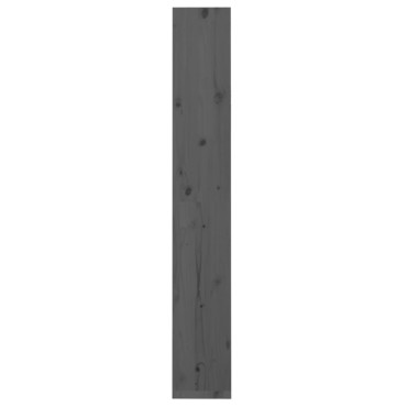 vidaXL Βιβλιοθήκη/Διαχωριστικό Χώρου Γκρι 60x30x199,5cm Μασίφ Πεύκο 1 τεμ.