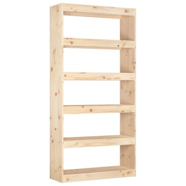 vidaXL Βιβλιοθήκη/Διαχωριστικό Χώρου 80x30x167,4cm Μασίφ Ξύλο Πεύκου 1 τεμ.