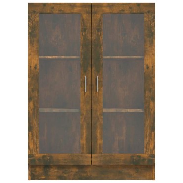 vidaXL Βιτρίνα Καπνιστή Δρυς 82,5x30,5x115cm από Επεξεργασμένο Ξύλο 1 τεμ.
