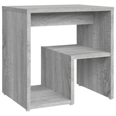 vidaXL Κομοδίνα 2 τεμ. Γκρι Sonoma 40x30x40cm από Επεξεργασμένο Ξύλο
