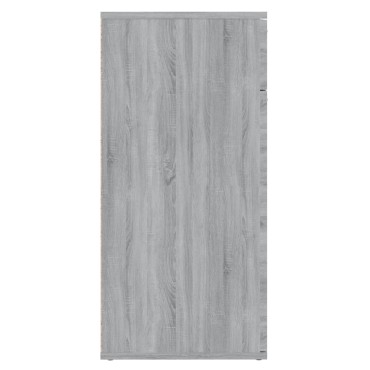 vidaXL Ντουλάπι Γκρι Sonoma 80x36x75cm από Επεξεργασμένο Ξύλο 1 τεμ.