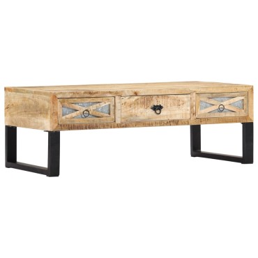 vidaXL Τραπεζάκι Σαλονιού 110x50x38cm από Μασίφ Ξύλο Μάνγκο 1 τεμ.