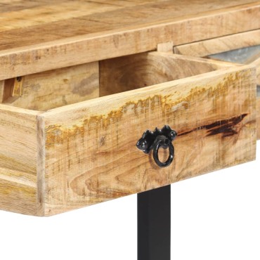 vidaXL Τραπέζι Κονσόλα 110x30x76cm από Μασίφ Ξύλο Μάνγκο 1 τεμ.