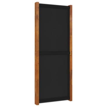 vidaXL Διαχωριστικό Δωματίου με 6 Πάνελ Μαύρο 420x180cm 1 τεμ.