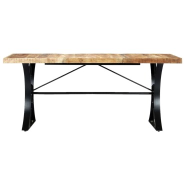 vidaXL Τραπεζαρία 180x90x76cm από Μασίφ Ξύλο Μάνγκο 1 τεμ.