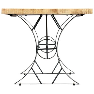 vidaXL Τραπεζαρία 180x90x76cm από Μασίφ Ξύλο Μάνγκο 1 τεμ.