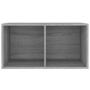 vidaXL Έπιπλο Δίσκων Βινυλίου Γκρι Sonoma 71x34x36cm Επεξεργ. Ξύλο 1 τεμ.