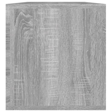 vidaXL Έπιπλο Δίσκων Βινυλίου Γκρι Sonoma 71x34x36cm Επεξεργ. Ξύλο 1 τεμ.