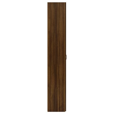 vidaXL Ντουλάπα Γραφείου Καφέ Δρυς 60x32x190cm Επεξεργασμένο Ξύλο 1 τεμ.