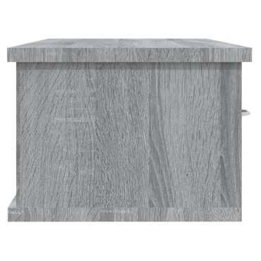vidaXL Ντουλάπι Τοίχου Γκρι Sonoma 88x26x18,5cm Επεξεργασμένο Ξύλο 1 τεμ.