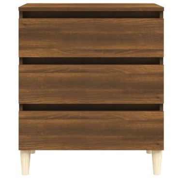vidaXL Συρταριέρα Καφέ Δρυς 60x35x69cm από Επεξεργασμένο Ξύλο 1 τεμ.