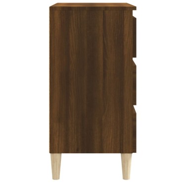 vidaXL Συρταριέρα Καφέ Δρυς 60x35x69cm από Επεξεργασμένο Ξύλο 1 τεμ.