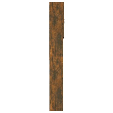vidaXL Ντουλάπι Πλυντηρίου Καπνιστή Δρυς 64 x 25,5 x 190 εκ.