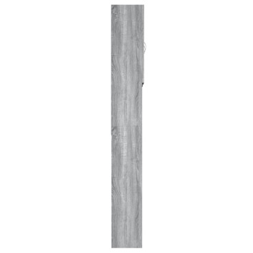 vidaXL Ντουλάπι Πλυντηρίου Γκρι Sonoma 64 x 25,5 x 190 εκ.