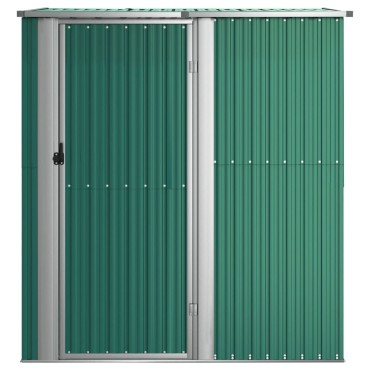 vidaXL Αποθήκη Κήπου Πράσινη 180,5x97x209,5 εκ. από Γαλβαν. Ατσάλι
