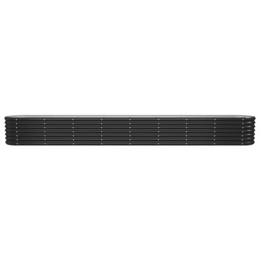 vidaXL Ζαρντινιέρα Ανθρακί 332x40x36 εκ Ατσάλι με Ηλεκτρ. Βαφή Πούδρας