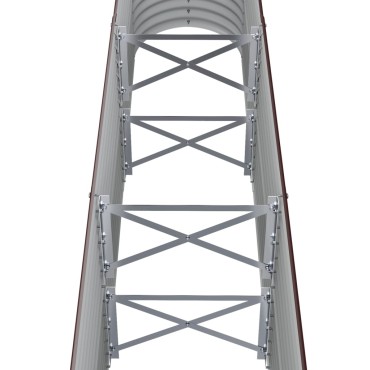 vidaXL Ζαρντινιέρα Καφέ 152x40x68 εκ. Ατσάλι με Ηλεκτρ. Βαφή Πούδρας