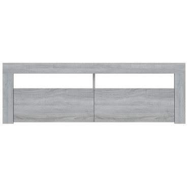 vidaXL Έπιπλο Τηλεόρασης με LED Γκρι Sonoma 120x35x40cm