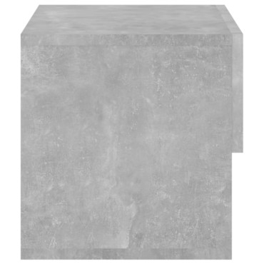 vidaXL Κομοδίνο Επιτοίχιο Γκρι Σκυροδέματος 46x29,5x30cm 1 τεμ.