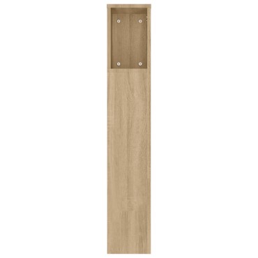 vidaXL Κεφαλάρι Με Αποθηκευτικό Χώρο Sonoma Δρυς 180x18,5x104,5cm 1 τεμ.