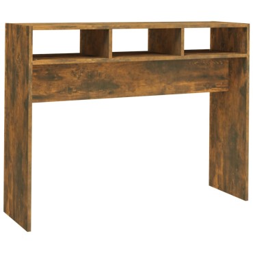 vidaXL Τραπέζι Κονσόλα Καπνιστή Δρυς 105x30x80cm Επεξεργασμένο Ξύλο 1 τεμ.