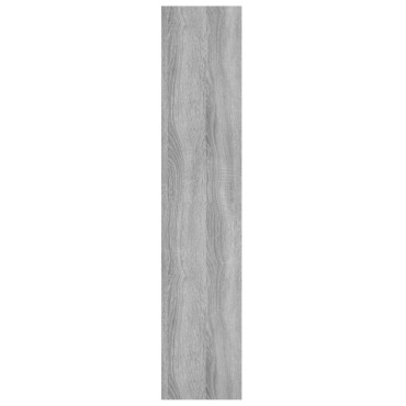vidaXL Ραφιέρα Τοίχου Γκρι Sonoma 90x16x78cm από Επεξεργασμένο Ξύλο 1 τεμ.