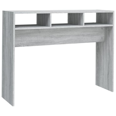 vidaXL Τραπέζι Κονσόλα Γκρι Sonoma 105x30x80cm Επεξεργασμένο Ξύλο 1 τεμ.