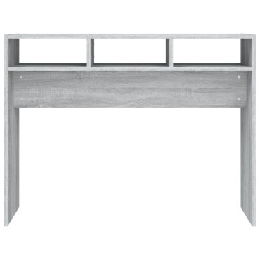 vidaXL Τραπέζι Κονσόλα Γκρι Sonoma 105x30x80cm Επεξεργασμένο Ξύλο 1 τεμ.