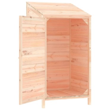 vidaXL Αποθήκη Κήπου 55 x 52 x 112 εκ. από Μασίφ Ξύλο Ελάτης