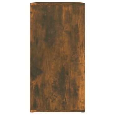 vidaXL Παπουτσοθήκη Καπνιστή Δρυς 60x35x70cm από Επεξεργασμένο Ξύλο