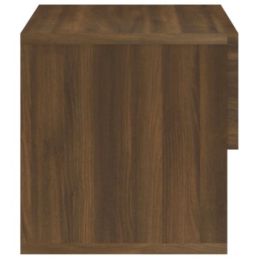 vidaXL Κομοδίνο Επιτοίχιο Καφέ Δρυς 46x29,5x30cm 1 τεμ.