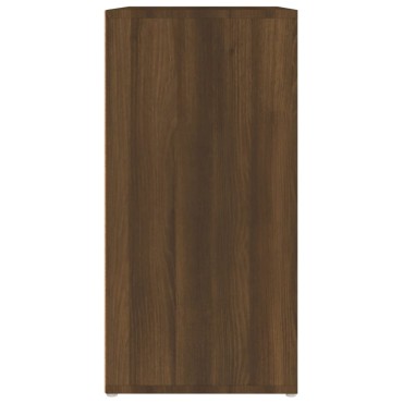 vidaXL Παπουτσοθήκη Καφέ Δρυς 60x35x70cm από Επεξεργασμένο Ξύλο