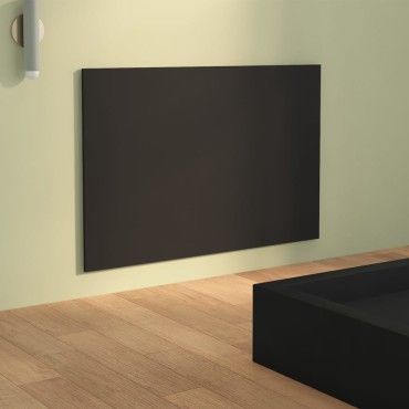 vidaXL Κεφαλάρι Κρεβατιού Μαύρο 120x1,5x80cm από Επεξεργασμένο Ξύλο 1 τεμ.