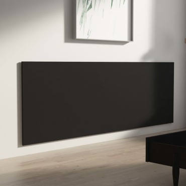 vidaXL Κεφαλάρι Κρεβατιού Μαύρο 240x1,5x80cm από Επεξεργασμένο Ξύλο 1 τεμ.