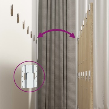 vidaXL Κεφαλάρι Κρεβατιού Sonoma Δρυς 240x1,5x80cm από Επεξεργ. Ξύλο 1 τεμ.