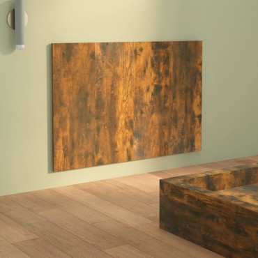 vidaXL Κεφαλάρι Κρεβατιού Καπνιστή Δρυς 120x1,5x80cm Επεξεργασ. Ξύλο 1 τεμ.
