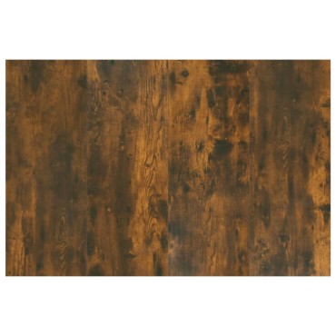 vidaXL Κεφαλάρι Κρεβατιού Καπνιστή Δρυς 120x1,5x80cm Επεξεργασ. Ξύλο 1 τεμ.