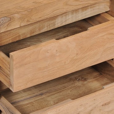 vidaXL Έπιπλο Τηλεόρασης 115x30x40cm από Μασίφ Ξύλο Teak