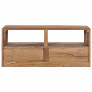vidaXL Έπιπλο Τηλεόρασης 90x30x40cm από Μασίφ Ξύλο Teak