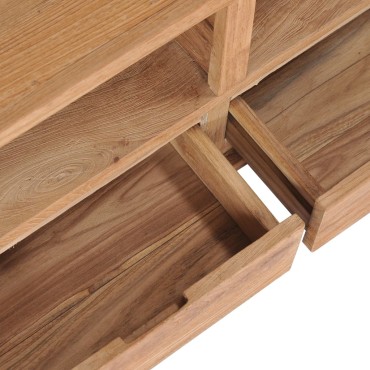 vidaXL Έπιπλο Τηλεόρασης 90x30x40cm από Μασίφ Ξύλο Teak