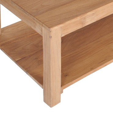 vidaXL Τραπεζάκι Σαλονιού 100x50x40cm από Μασίφ Ξύλο Teak 1 τεμ.