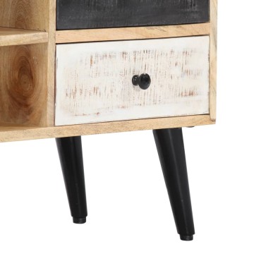 vidaXL Έπιπλο Τηλεόρασης 115x30x47cm από Μασίφ Ξύλο Μάνγκο