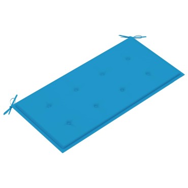 vidaXL Μαξιλάρι Πάγκου Κήπου Μπλε 100x50x3cm Ύφασμα Oxford