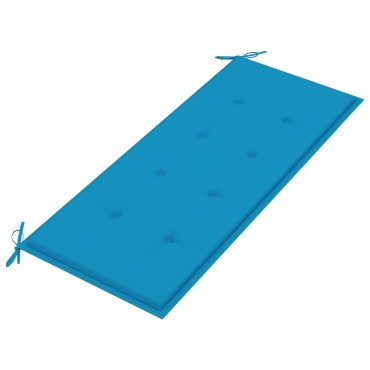 vidaXL Μαξιλάρι Πάγκου Κήπου Μπλε 120x50x3cm Ύφασμα Oxford
