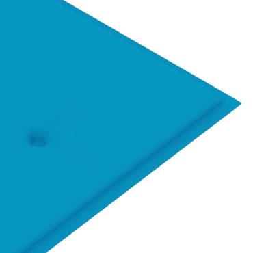 vidaXL Μαξιλάρι Πάγκου Κήπου Μπλε 150 x 50 x 3 εκ. Ύφασμα Oxford