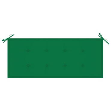 vidaXL Μαξιλάρι Πάγκου Κήπου Πράσινο 120x50x4cm Ύφασμα Oxford