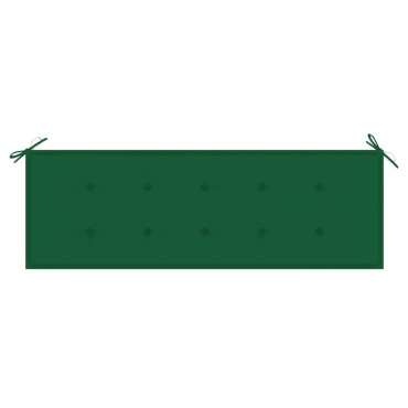 vidaXL Μαξιλάρι Πάγκου Κήπου Πράσινο 150x50x3cm Ύφασμα Oxford
